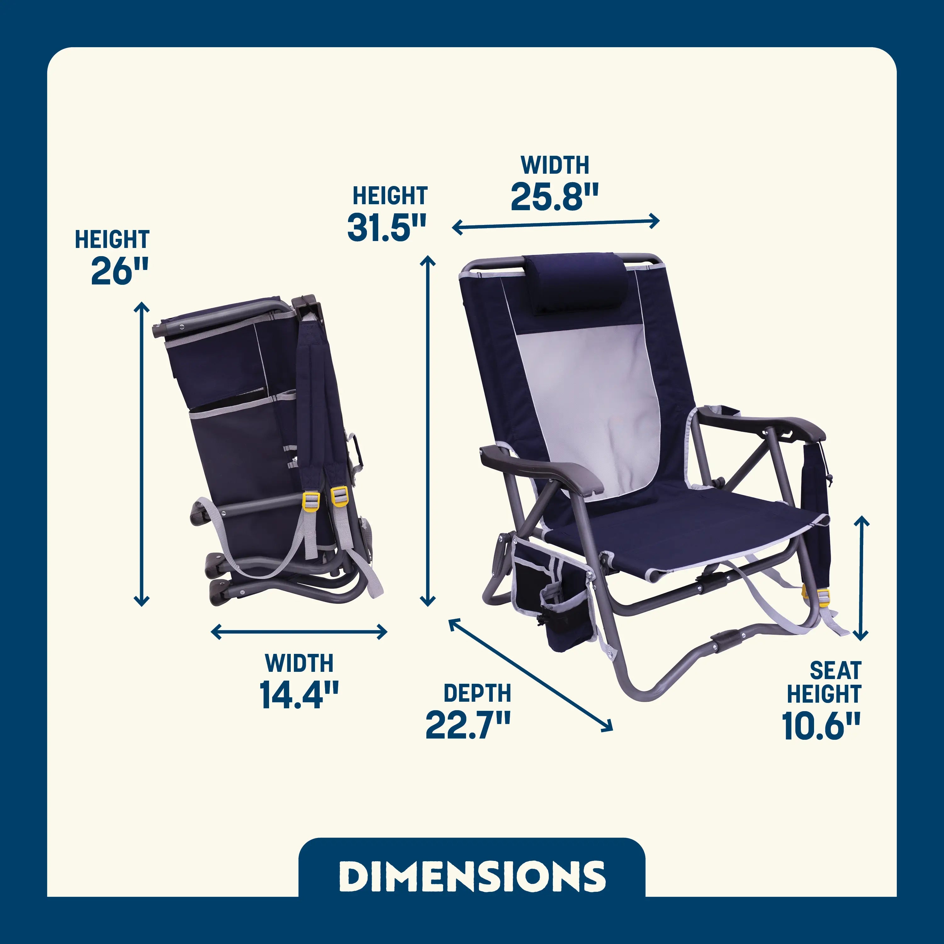 Bi-Fold Slim Event Chair™